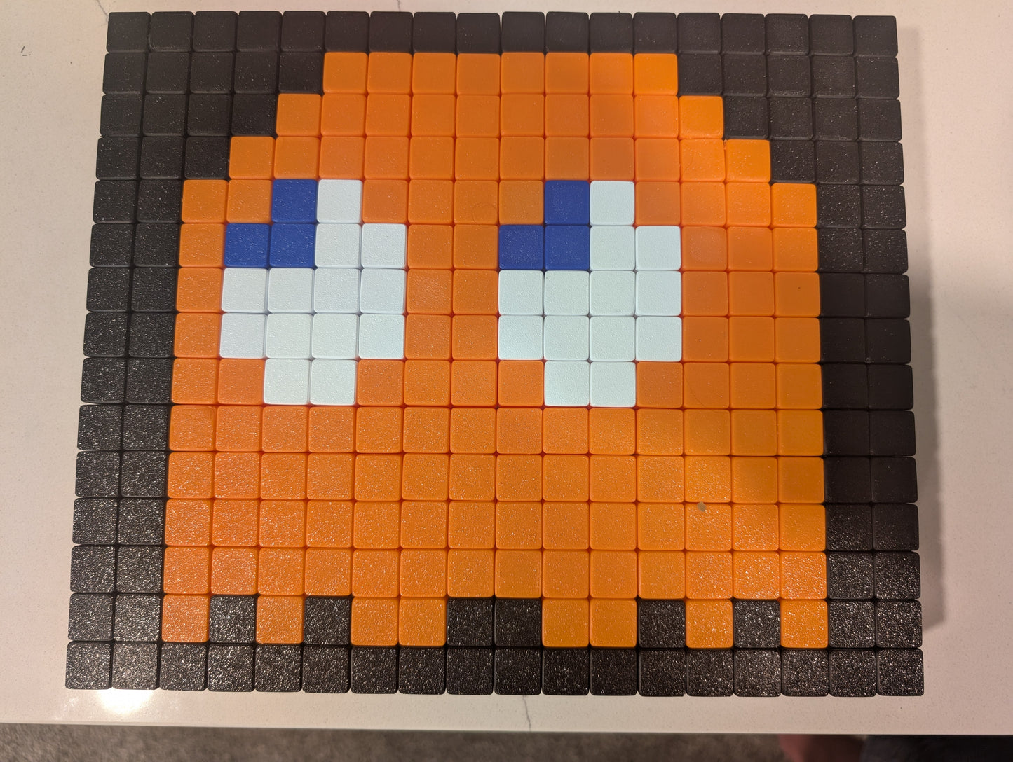 Pac Man and Ghost Pixel Art (18X12)