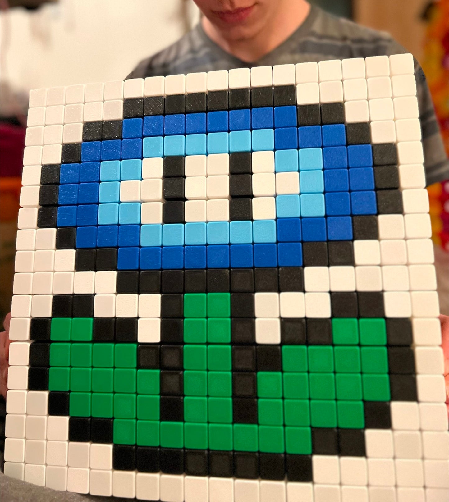 Mario - Rubik's Cube inspired art (18x18)